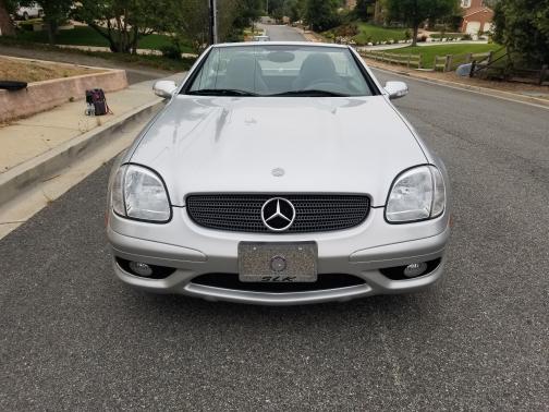 Silver 2003 Mercedes-Benz SLK-Class SLK32 AMG
